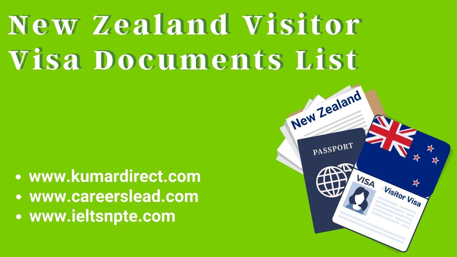 New Zealand Visitor Visa Documents List