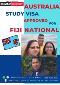 Australia Study Visa for Fiji Nationals